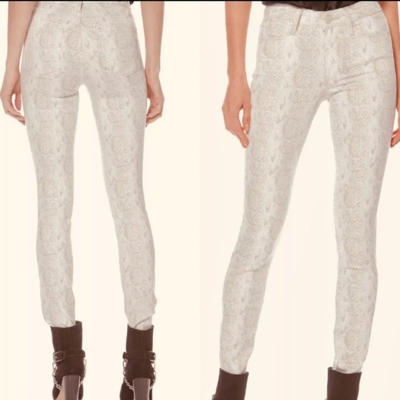 PAIGE Denim - PAIGE Sonoran Snake Hoxton Ankle Skinny Jeans 27
